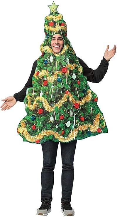 Adult Get Real Christmas Tree Costume