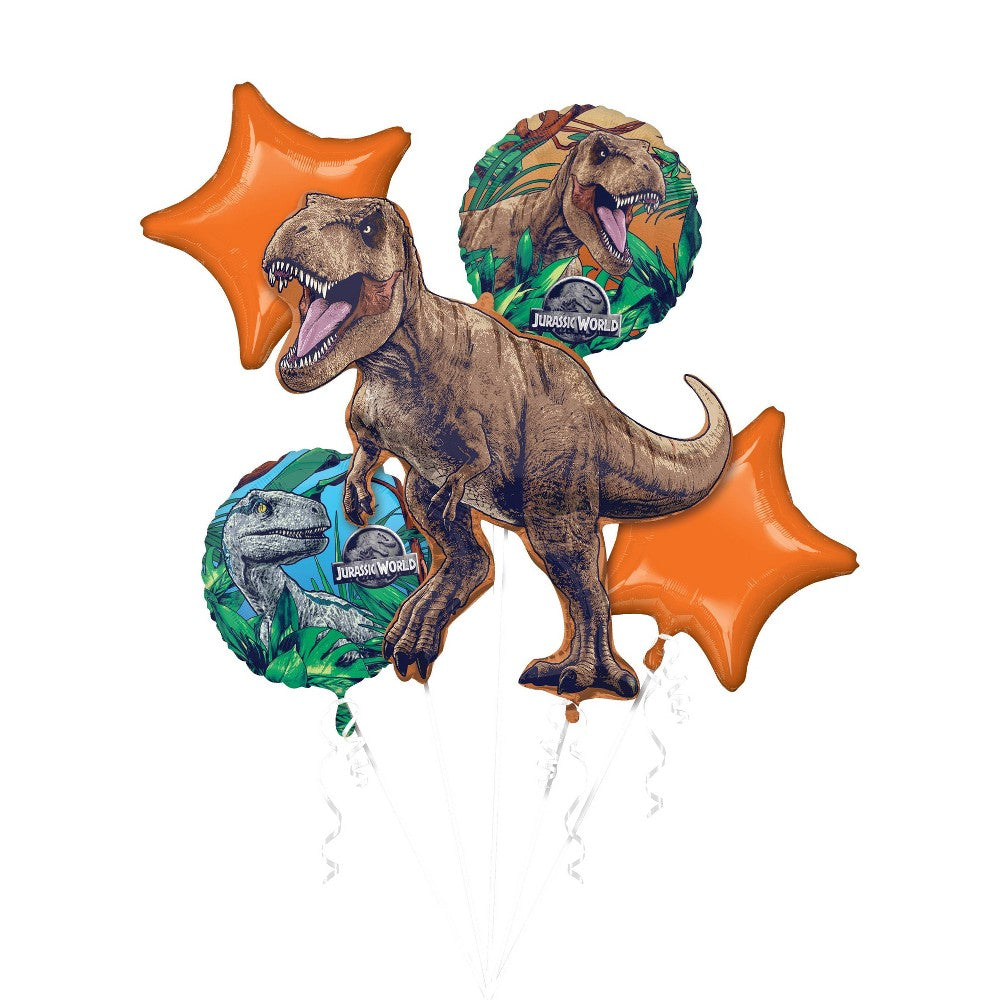Jurassic World Dominion Balloon Bouquet - 5 Pieces