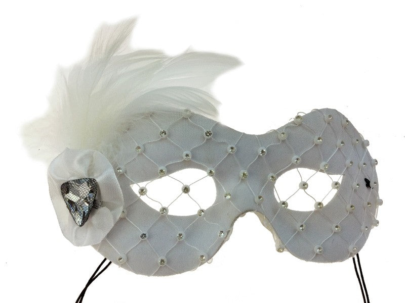 Party Mask with Feathers