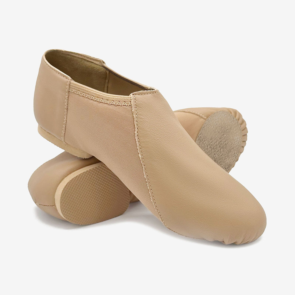 Split Sole Jazz Boot - Caramel
