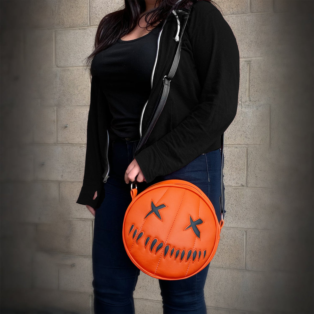 Trick or Treat Studios KALE102 Trick r Treat Sam O Lantern Bag - Unlit (Black)