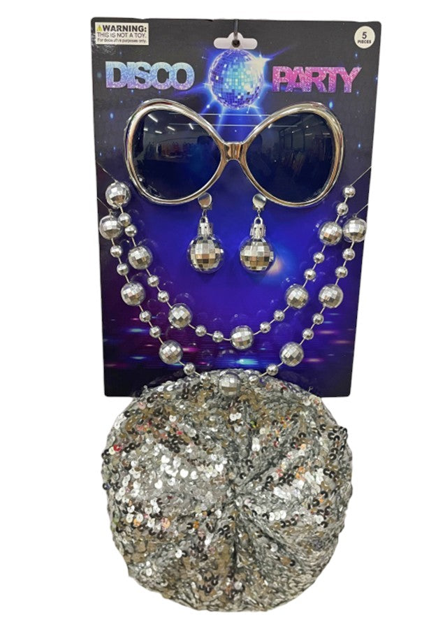 Silver Disco Party Kit