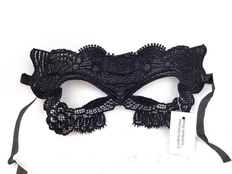 Black Masquerade Lace Mask