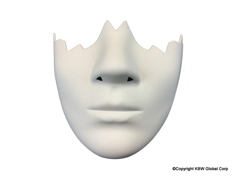 White Cracked Mask