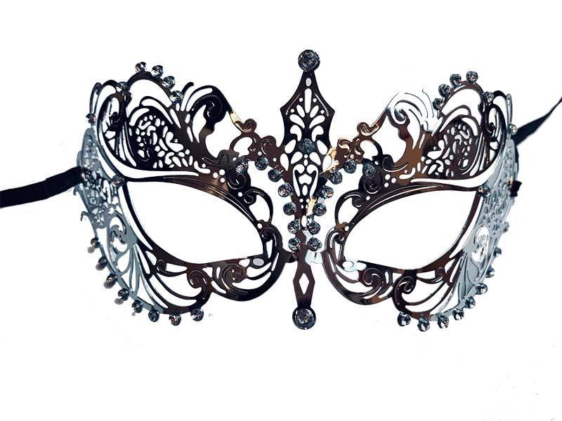 Silver Filigree Metal Mask