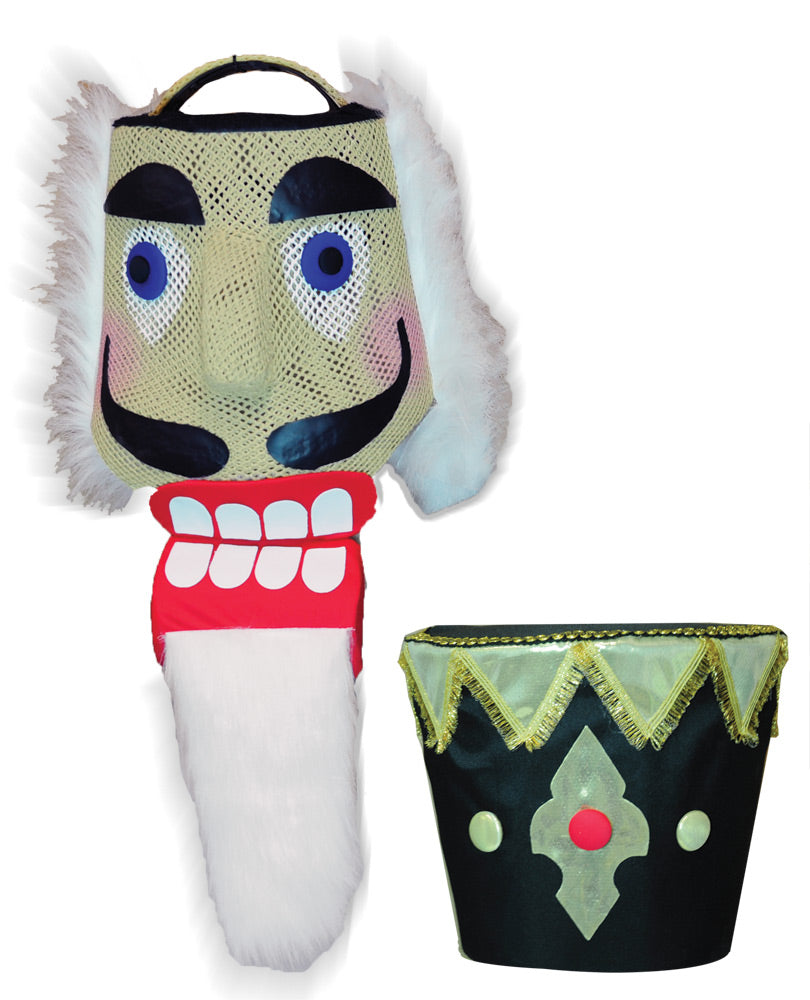 Nutcracker Head, Lite Version, mask and hat pieces