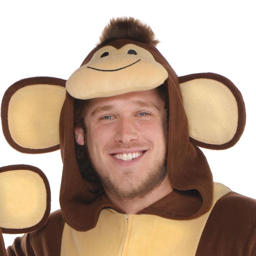 Monkey Zipster One-Piece Costume - Men's Plus Size