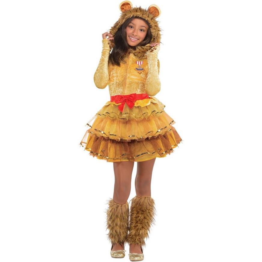 Wizard of Oz Cowardly Lion Costume - Girls XL
