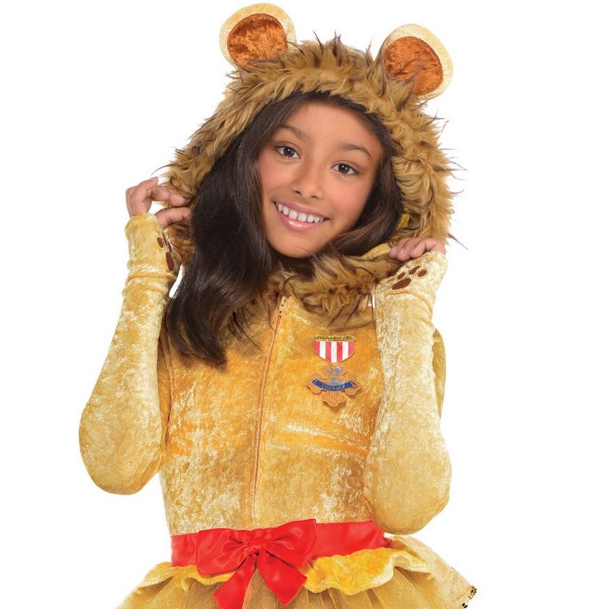 Wizard of Oz Cowardly Lion Costume - Girls XL