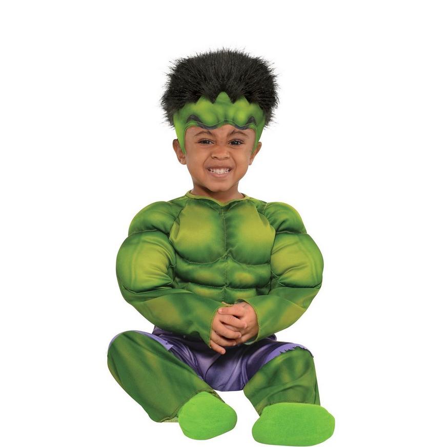 Hulk Muscle Costume - Baby 6-12 Months