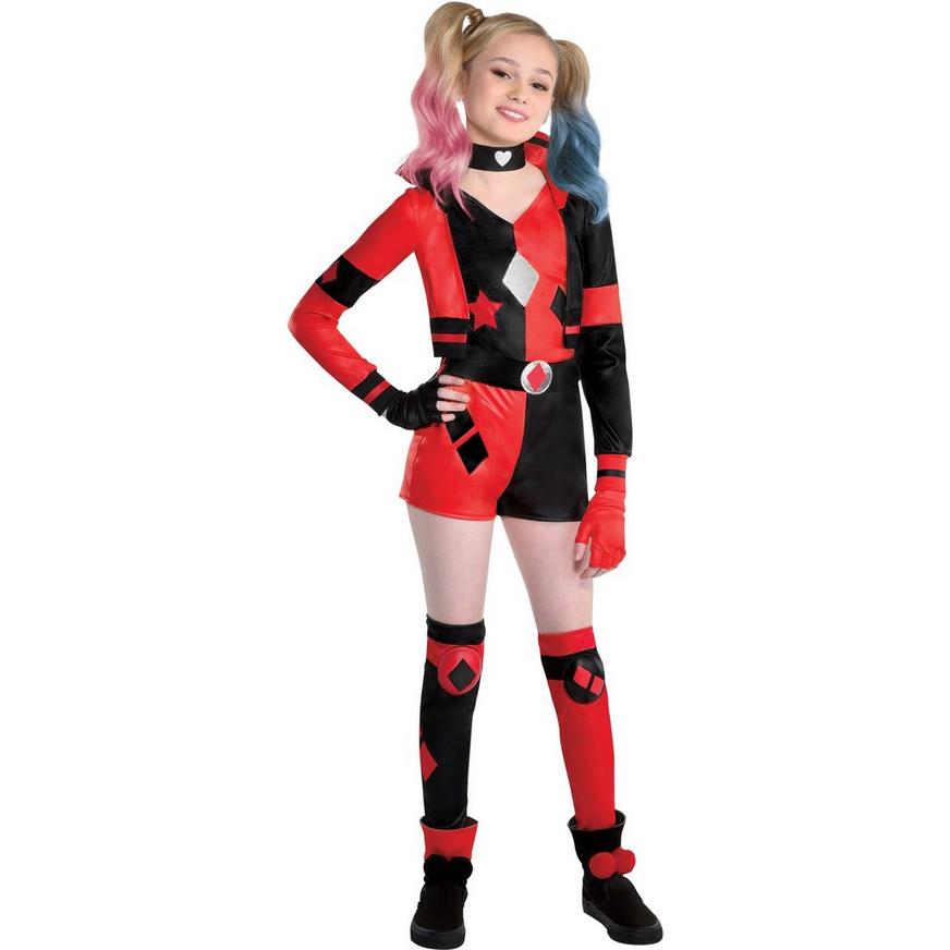 Harley Quinn Deluxe Costume - Child Large