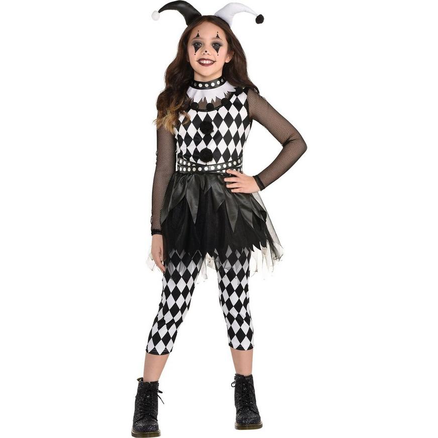 Punky Jester Costume - Child Large