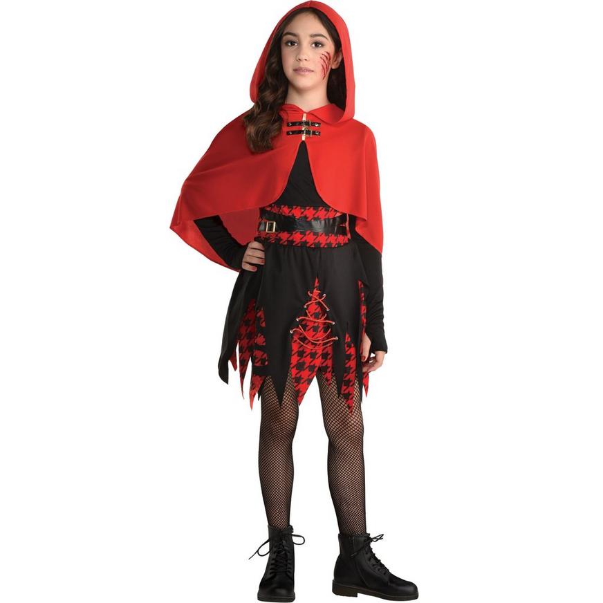 Rebel Red Riding Hood Costume - Child Large
