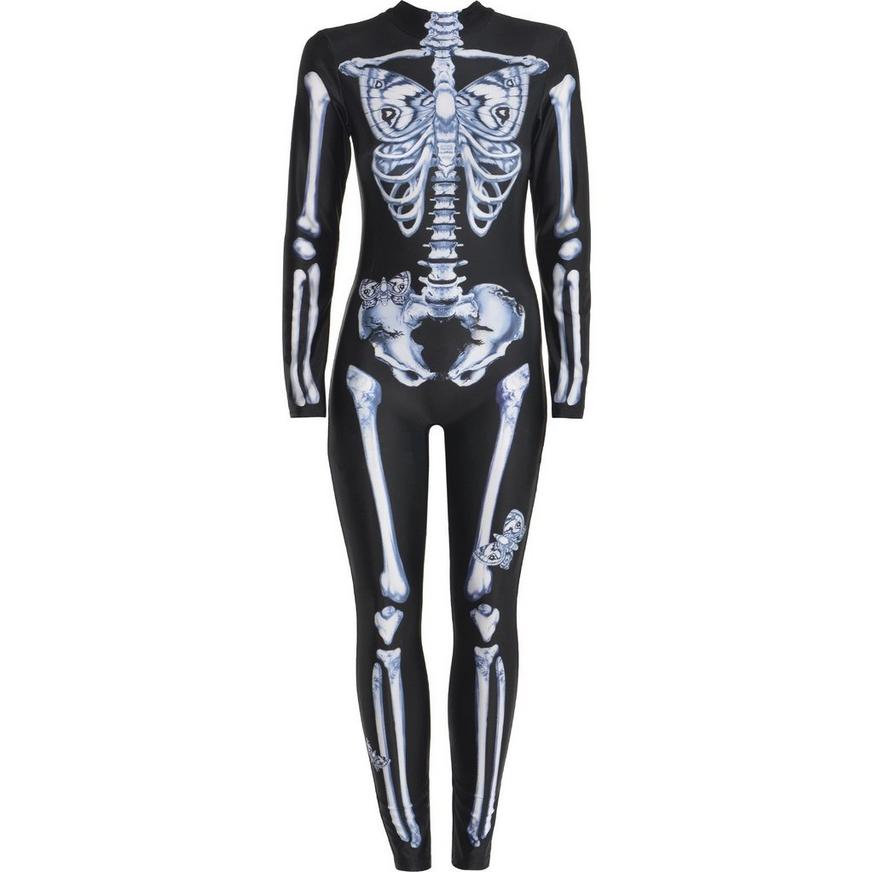 Skeleton Butterfly Catsuit - Women's S/M