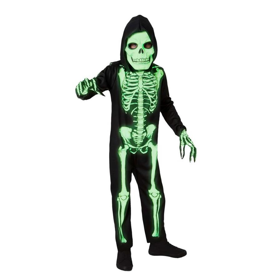 Glow-in-the-Dark Skeleton Costume - Child