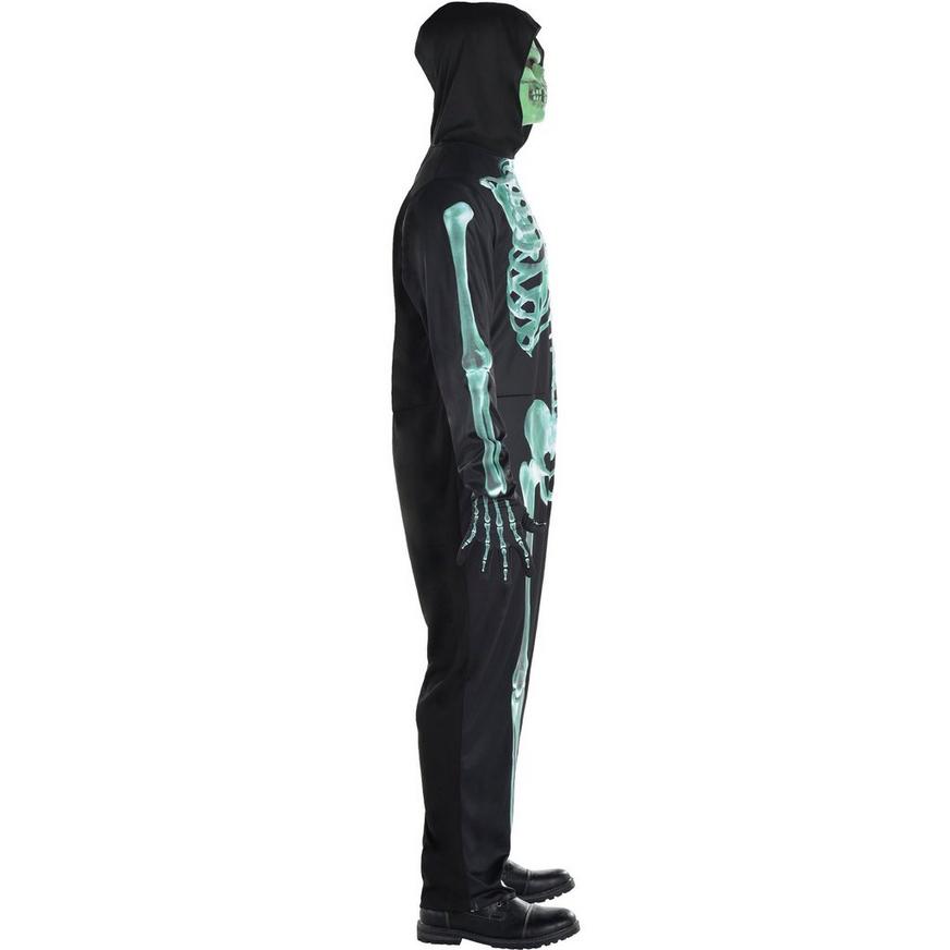 Glow-in-the-Dark Skeleton Costume - Adult Plus Size