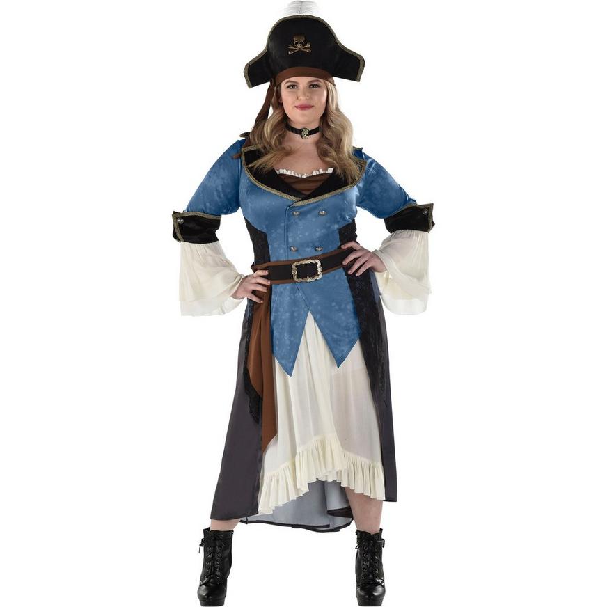 Posh Pirate Costume - Women's Plus Size