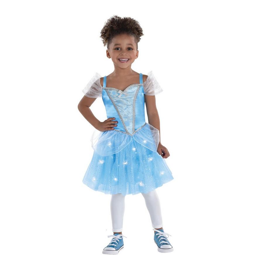 Kids' Light-Up Cinderella Costume - Child Medium