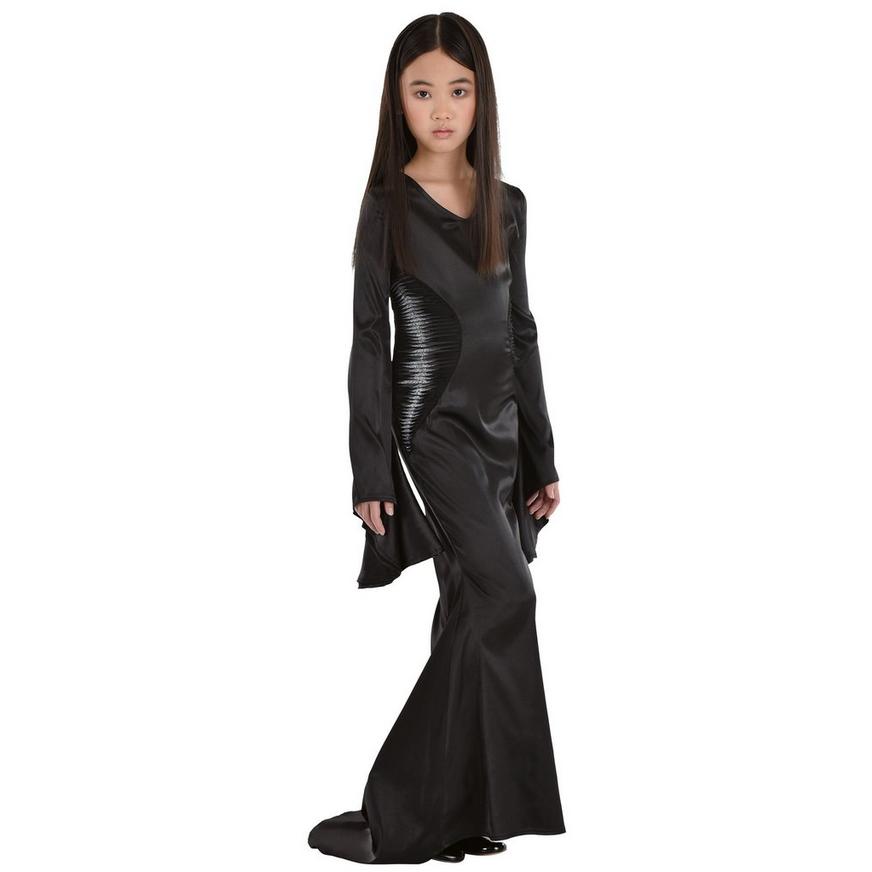 Child Morticia Addams Costume, Wednesday - Medium (8-10)