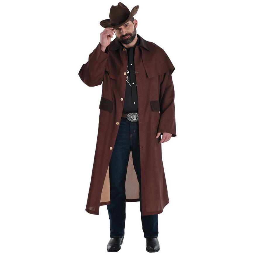 Western Cowboy Duster - Men's Plus Size