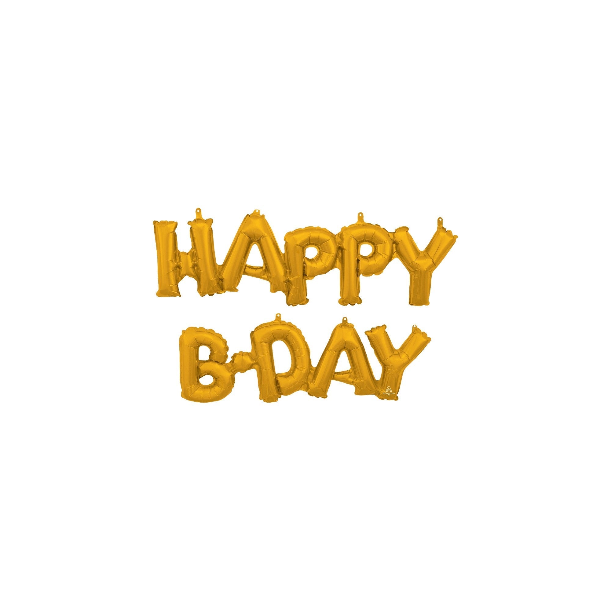 MINI GLD AIR FILLED BLLN HBDAY