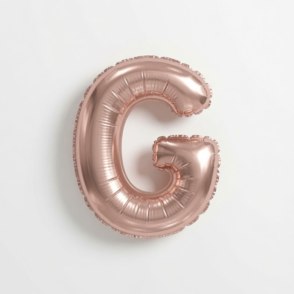 MINI ROSE GLD A/F BLLN LTR G