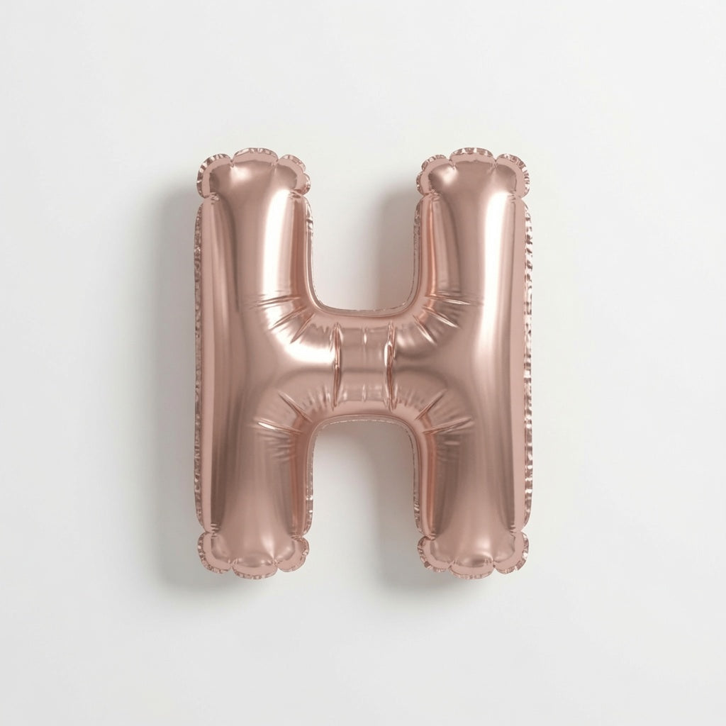 MINI ROSE GLD A/F BLLN LTR H
