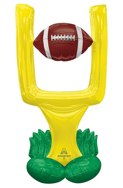 51" Goal Post AirLoonz® Balloon – Self-Standing Football Party Decor (No Helium Needed)