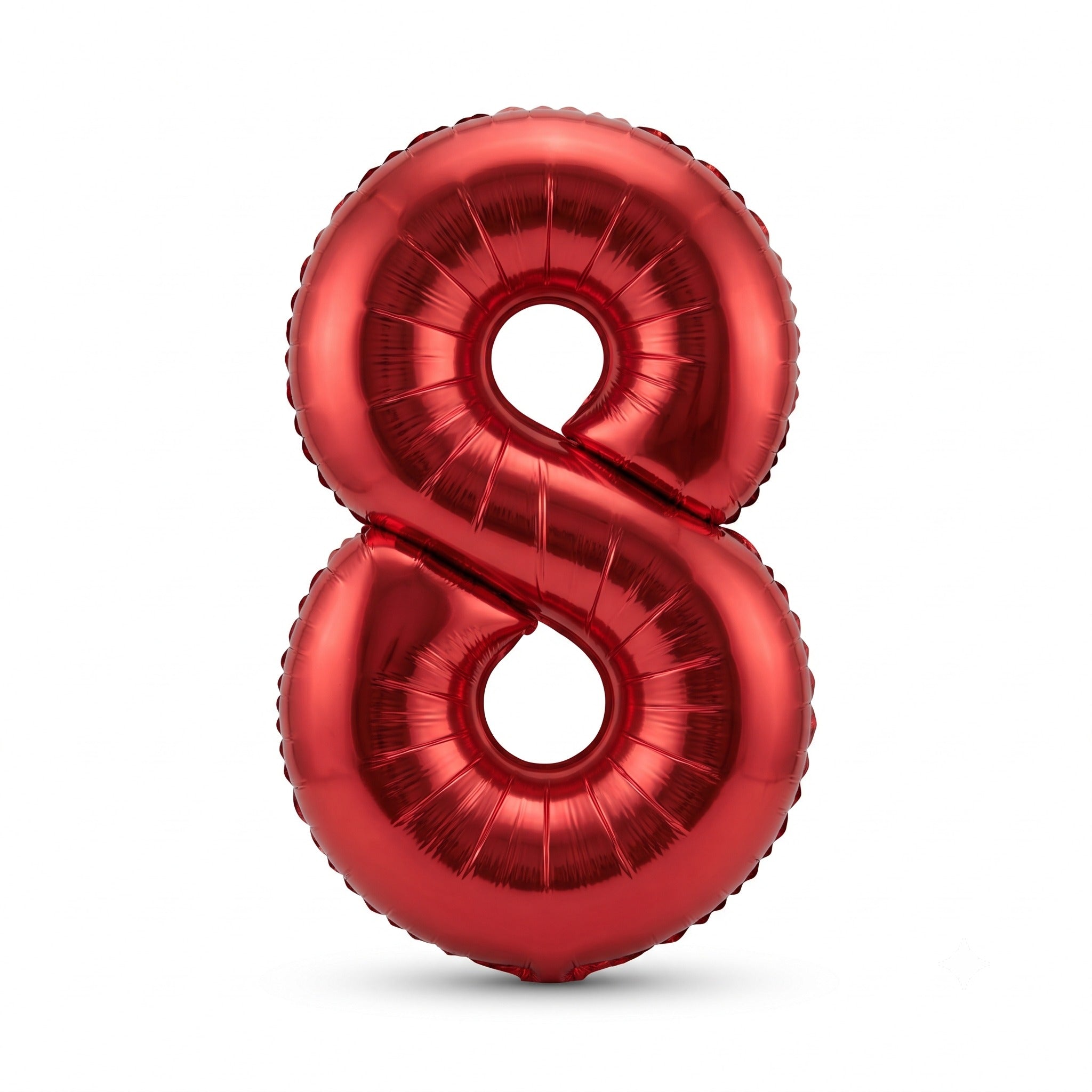 34in Red Number 8
