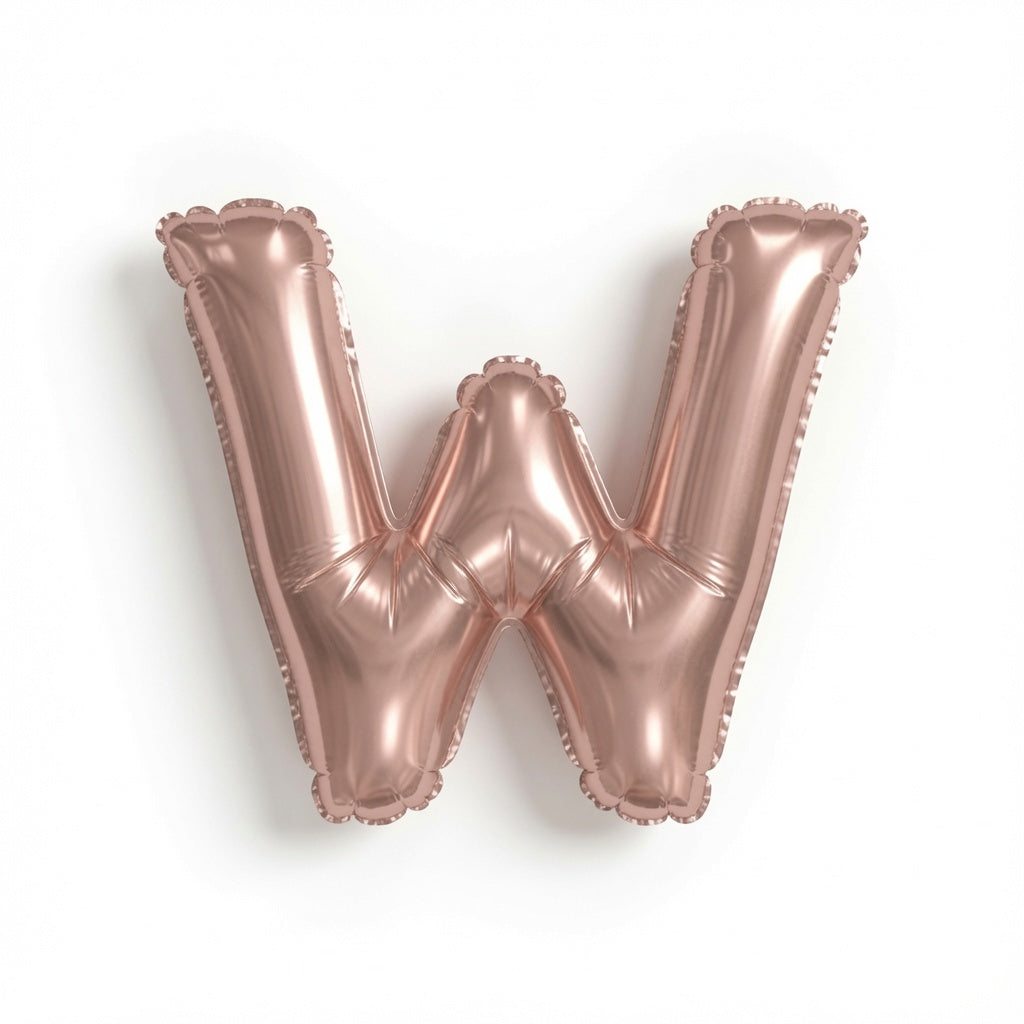 MINI ROSE GLD A/F BLLN LTR W