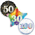 Prismatic Birthday Balloon