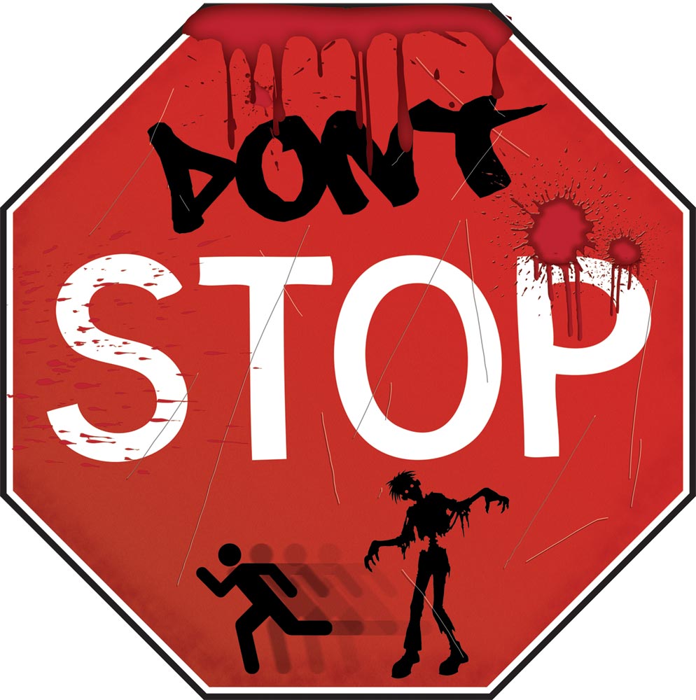 Zombie Lawn Signs