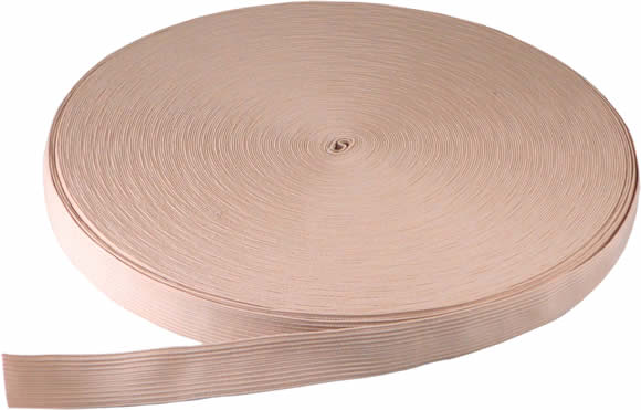 Solid pointe shoe elastic roll