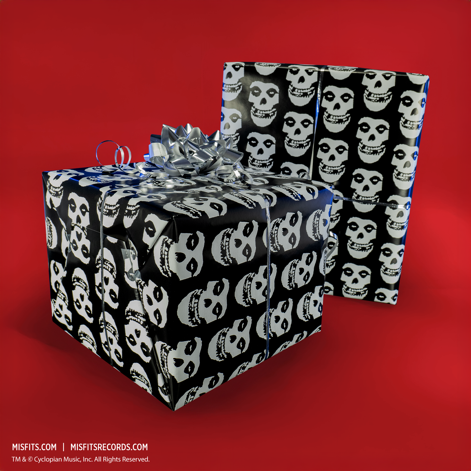 Trick or Treat Studios SFCM111 Misfits - Skull Wrapping Paper