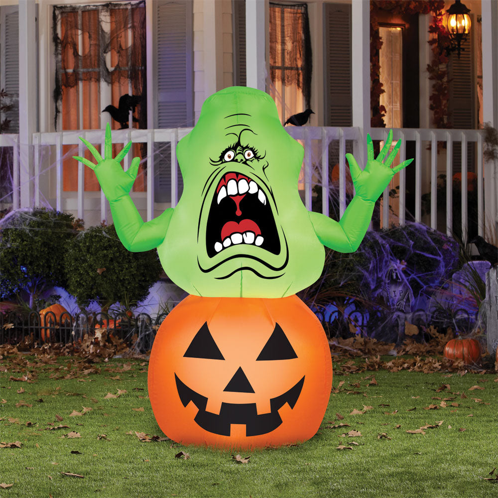 Slimer Pumpkin Inflatable