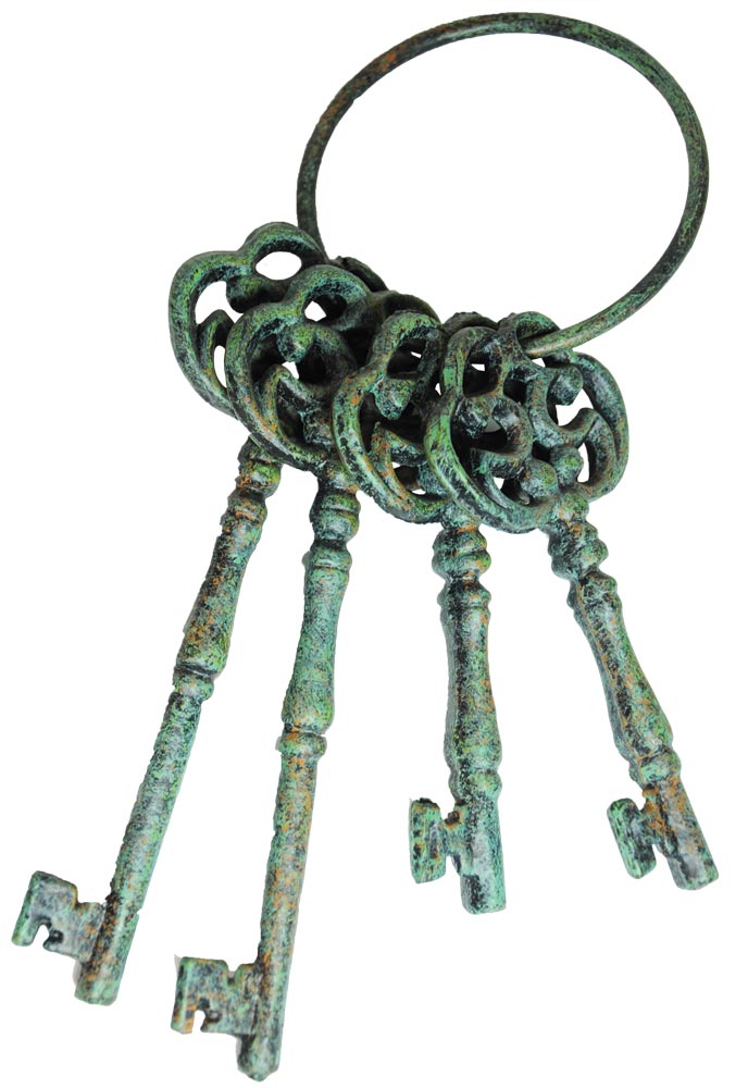 Cast Iron Lock and Key