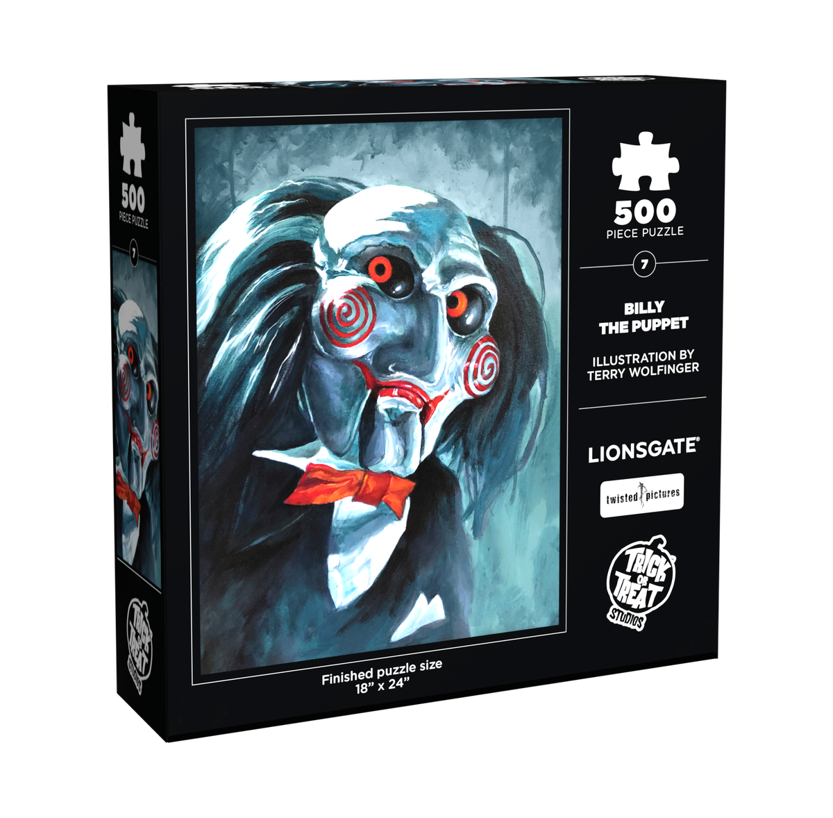 Trick or Treat Studios TPQBPP01 SAW - Billy the Puppet 500 Piece Jigsaw Puzzle