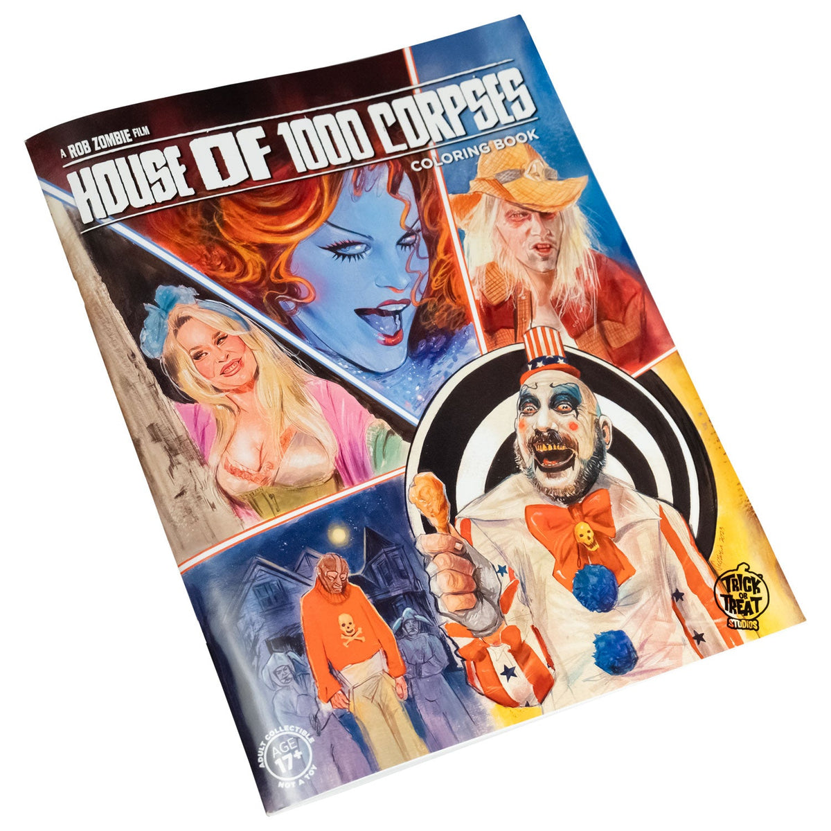 Trick or Treat Studios TPQH1C01 House of 1000 Corpses - Coloring Book