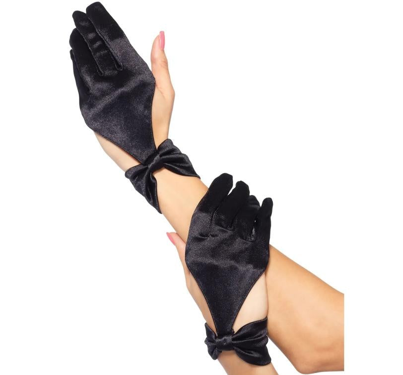 UA3737BK Gloves Satin Cut Black