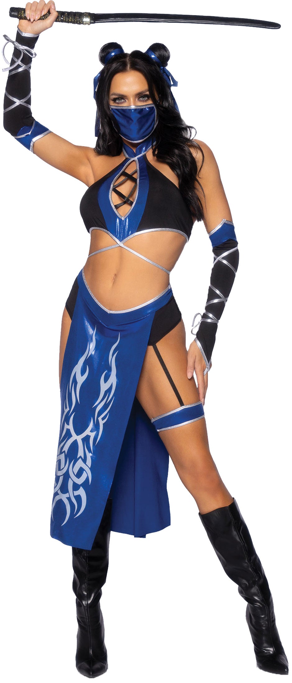 Leg Avenue Ninja Blue/Black UA87145LG