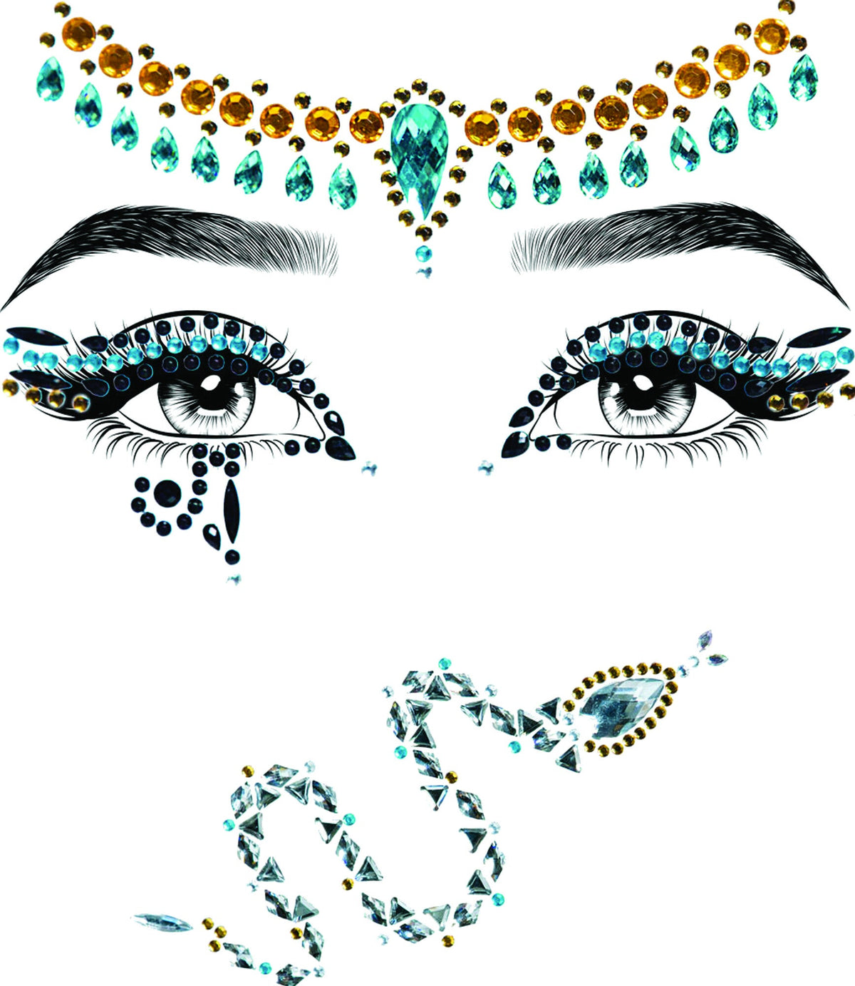 Cleopatra Face Jewels