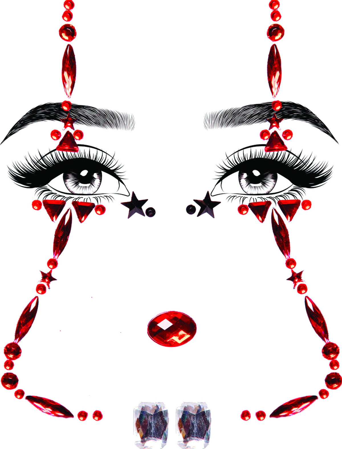 Clown Face Jewels