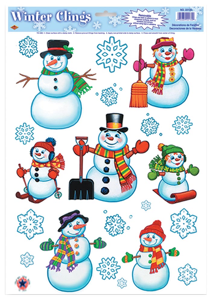 Snowman/Snowflake Cling