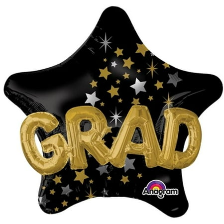 36" Congrats GRAD Star SuperShape™ Balloon