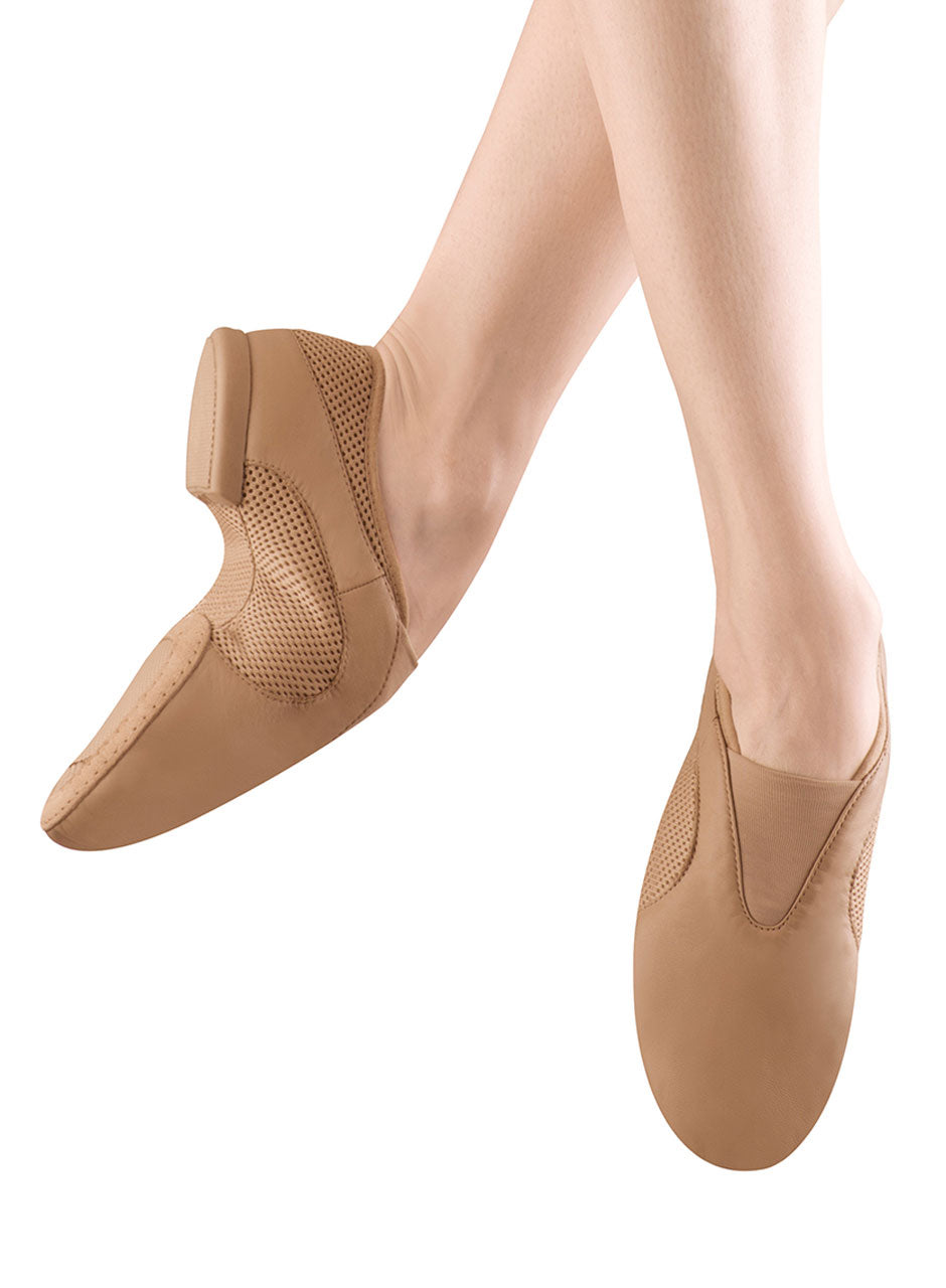 Flow Slip On Jazz Leather Shoes - Tan