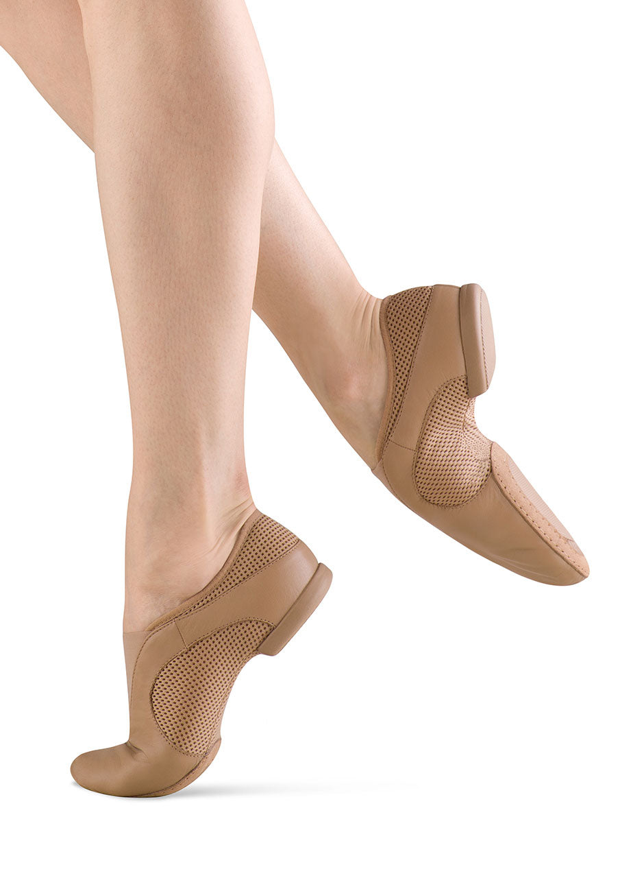 Flow Slip On Jazz Leather Shoes - Tan