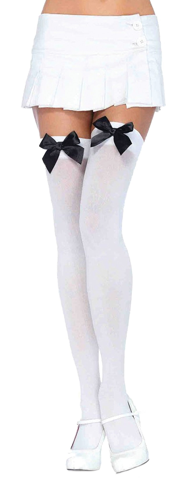 Thigh Hi w/Bow - Red