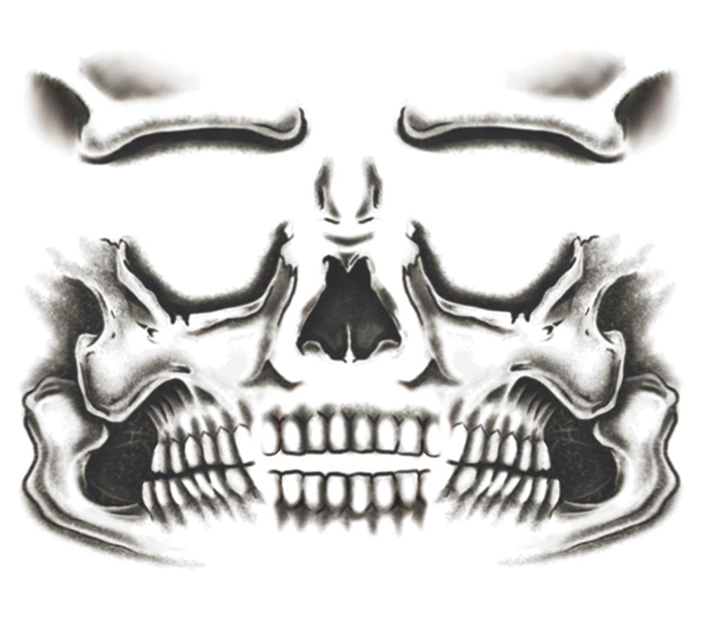 Skull Face Tattoo