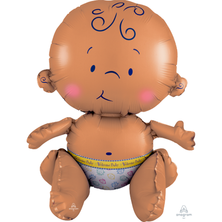 15" Celebrate Baby Air-Filled Sitter Balloon