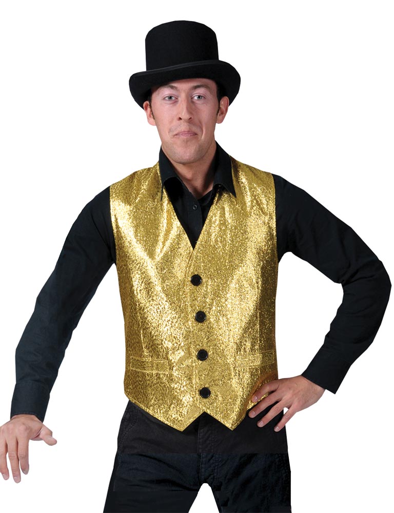 Gold Shiny Vest